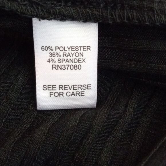 Cato Size Medium Bodysuit Black Ribbed Sleeveless Snap Closure NEW - Picture 9 of 10